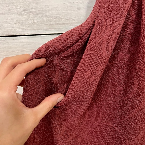 Lula Roe Burgundy Dress -Size XSmall- - Picture 7 of 9